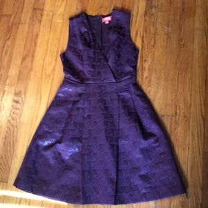 Like new wine color skater dress